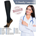 New product copper infused compression socks 15-20 mmhg for running travel